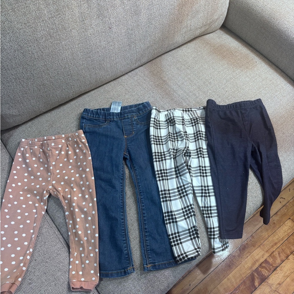 BUNDLE 2T leggings/jeans - cat & jack